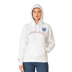 England National Football Team White Hoodie